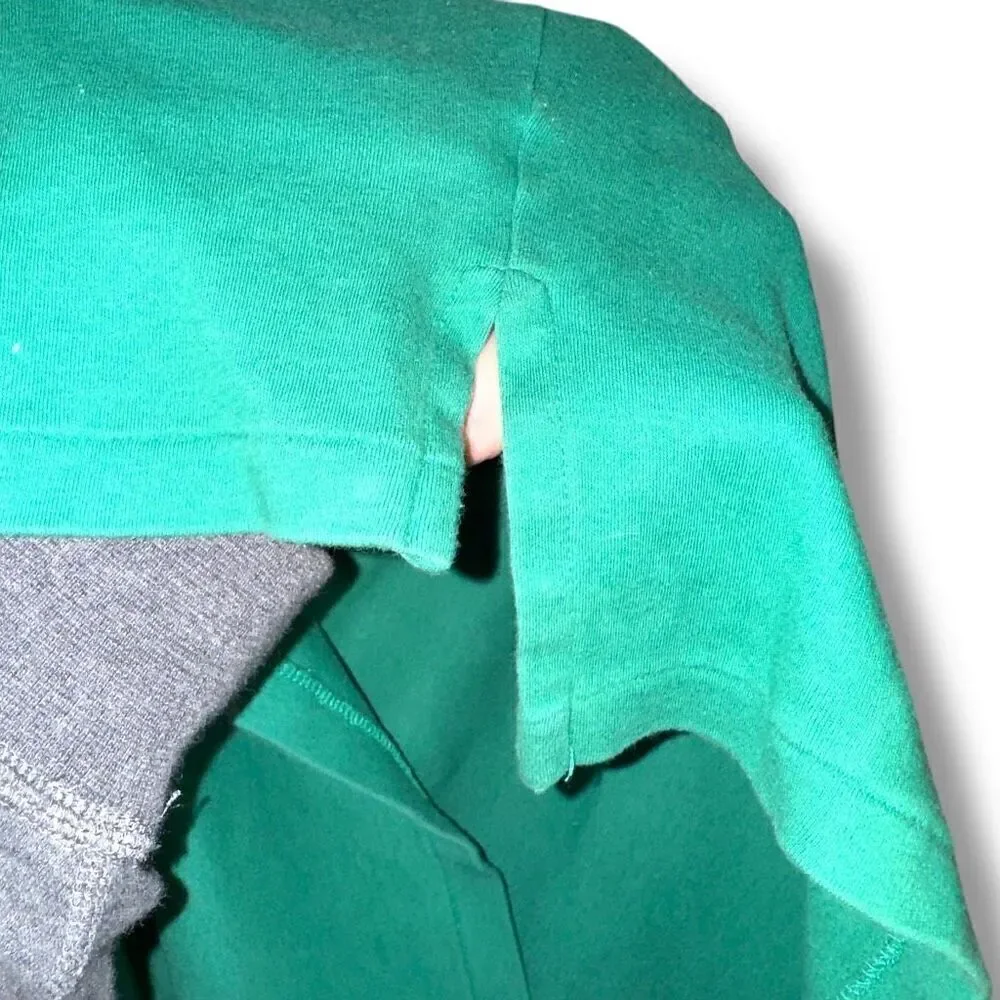 80s Polo Ralph Lauren Green Made in USA Polo Shirt Size L